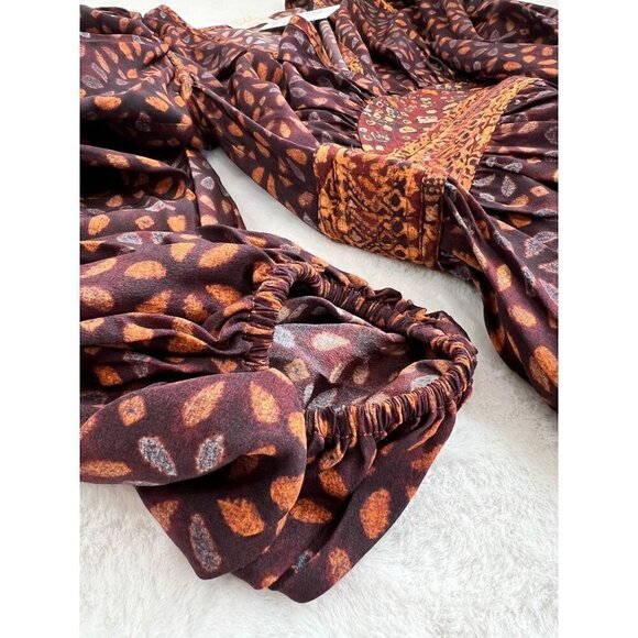 New Ulla Johnson Size 4 V-neck Mini Dress Serpentine *Defect-missing inner slip* - Picture 8 of 15